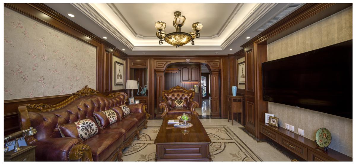 綠地國際生態(tài)城170平美式鄉(xiāng)村風(fēng)格設(shè)計(jì)方案