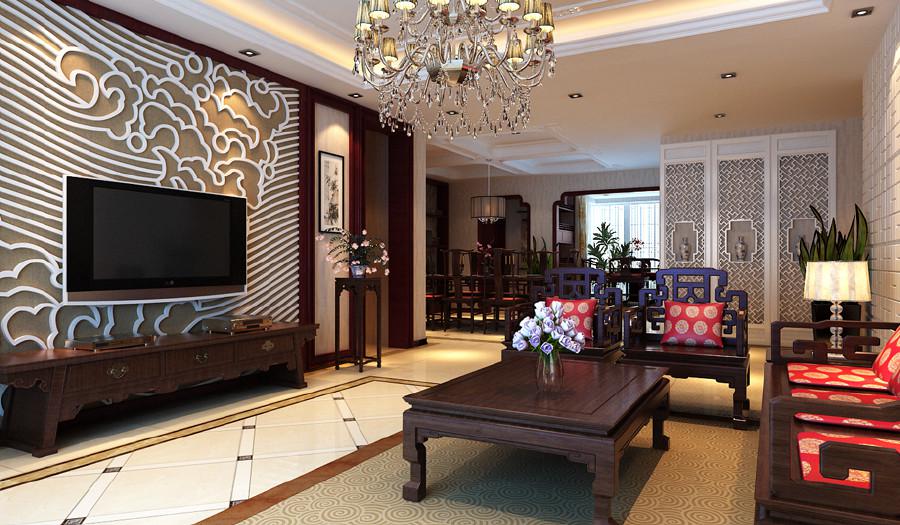 曲江公館163平米新中式設(shè)計風(fēng)格