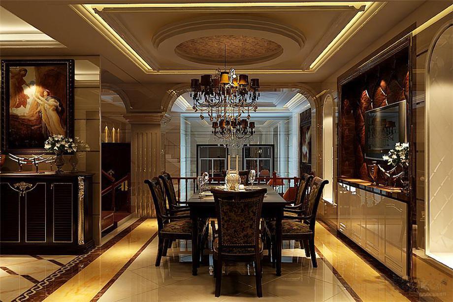 首創(chuàng)漫香郡200平歐式風(fēng)格設(shè)計方案