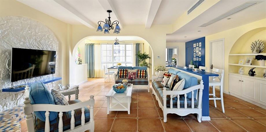 常春藤花園200平地中海風(fēng)格設(shè)計方案