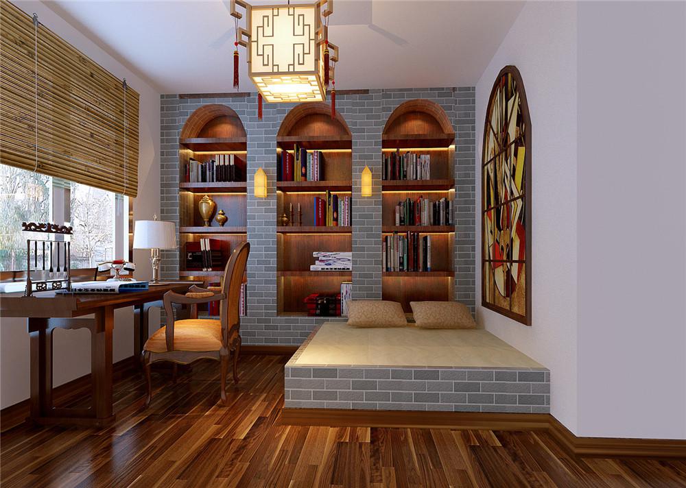 綠地曲江名城127平米中式設(shè)計方案