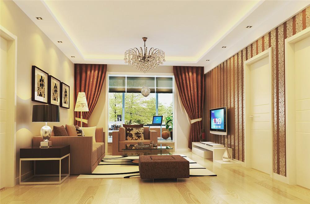 高新綠地105平米現(xiàn)代簡(jiǎn)約設(shè)計(jì)方案