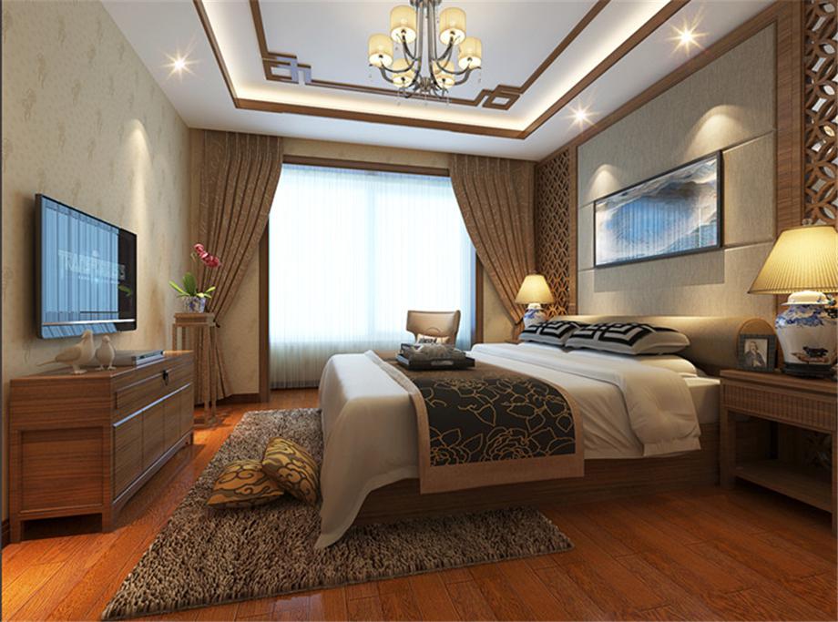 明威橡樹灣116平米新中式風格設計方案