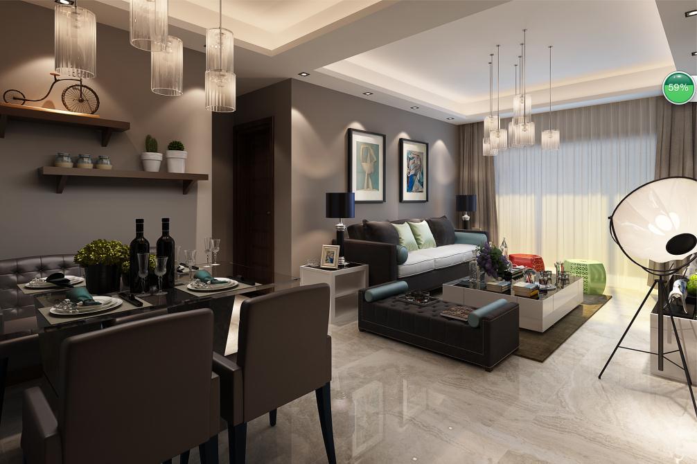 海倫國(guó)際114平米現(xiàn)代簡(jiǎn)約