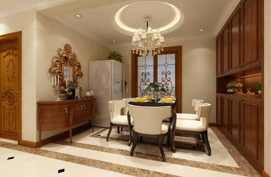 華清學府城110平米歐式設計方案