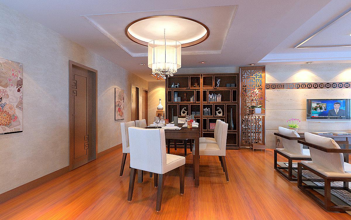 高科尚郡106平米中式設(shè)計(jì)方案