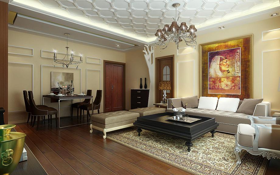 西京醫(yī)院135平米歐式風(fēng)格設(shè)計方案