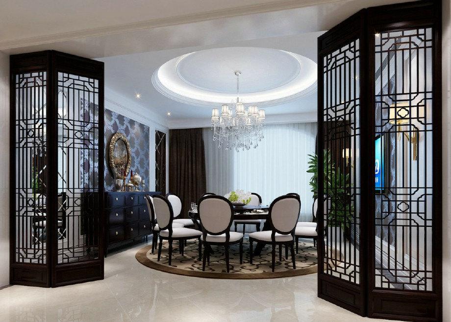 中天花園160平米新中式設(shè)計(jì)方案