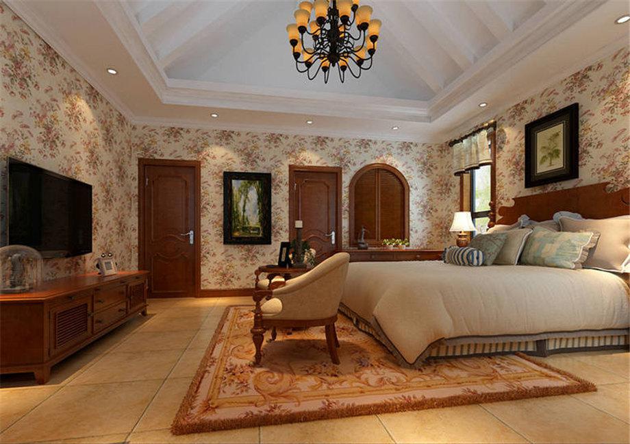 保利金香檳103平米美式設計方案