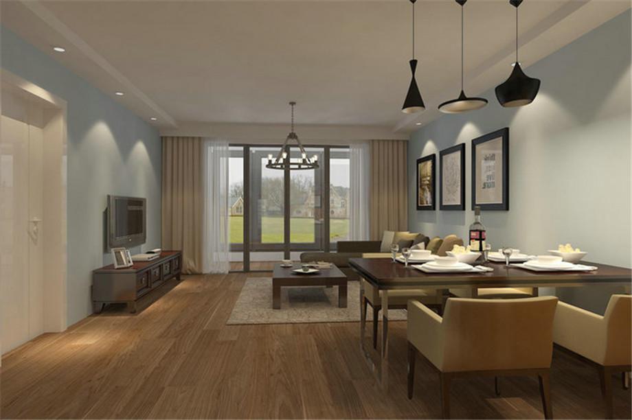 首創(chuàng)國際114平美式風格設(shè)計方案