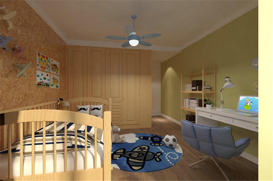 首創(chuàng)國際114平美式風格設(shè)計方案