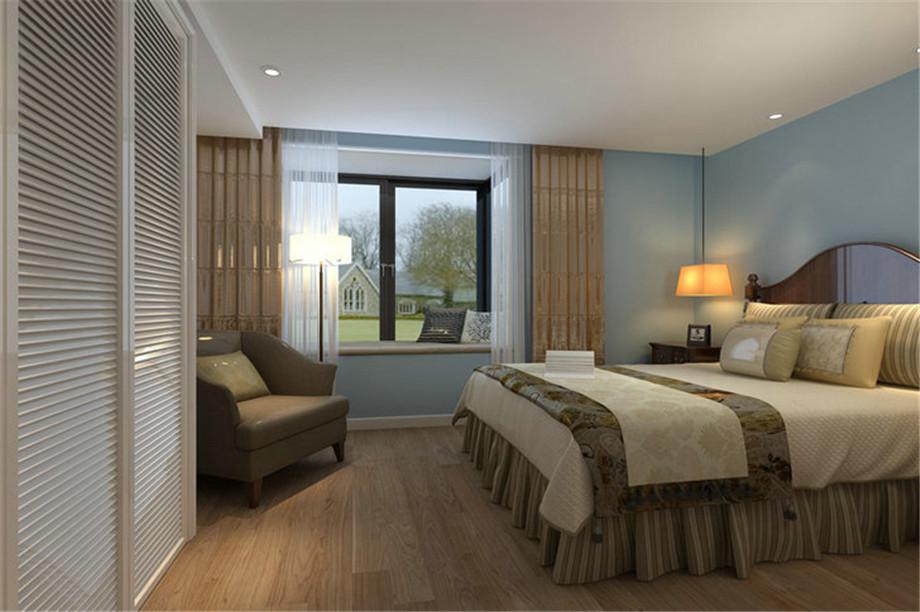 首創(chuàng)國際114平美式風格設(shè)計方案