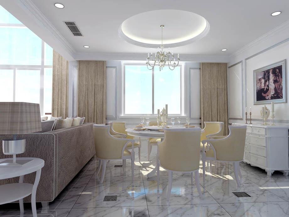 曲江觀邸300平米簡約風(fēng)格設(shè)計(jì)方案