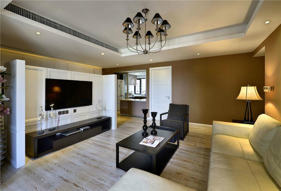 蘭喬圣菲130平米美式設(shè)計(jì)方案