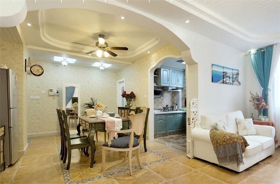 明威橡樹灣130地中海風(fēng)格設(shè)計方案