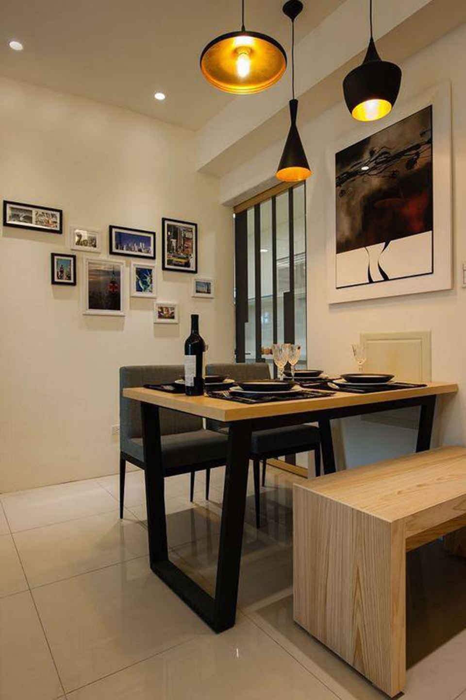 建邦華庭/100平米/現(xiàn)代風格設計方案