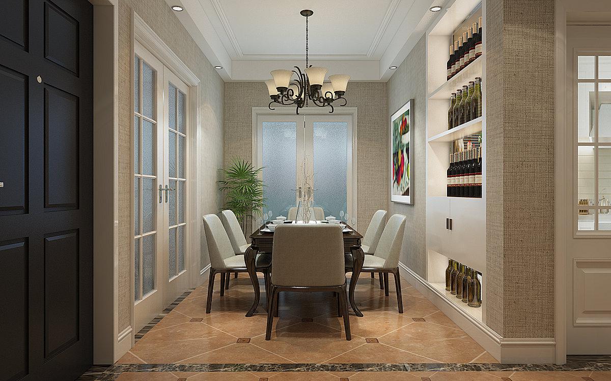 綠地世紀(jì)城130平米歐式設(shè)計(jì)風(fēng)格