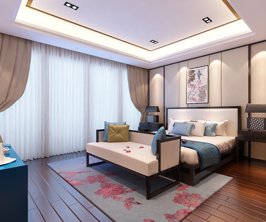 大華公園世家216平米新中式風格設計方案