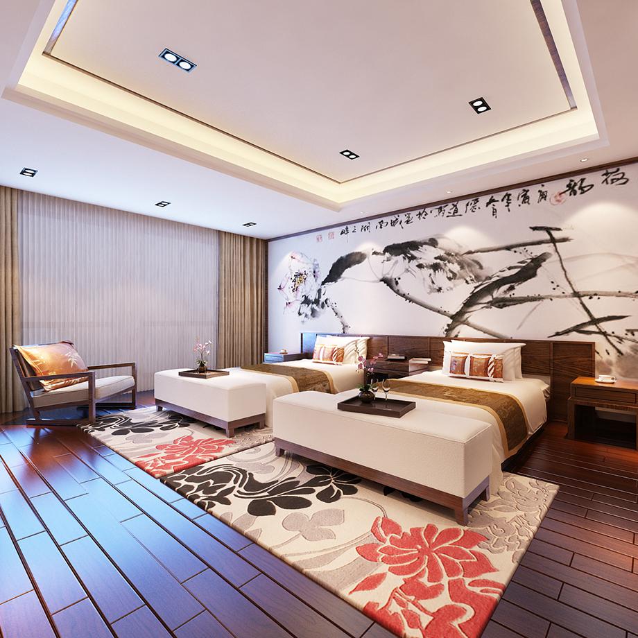 大華公園世家216平米新中式風格設計方案