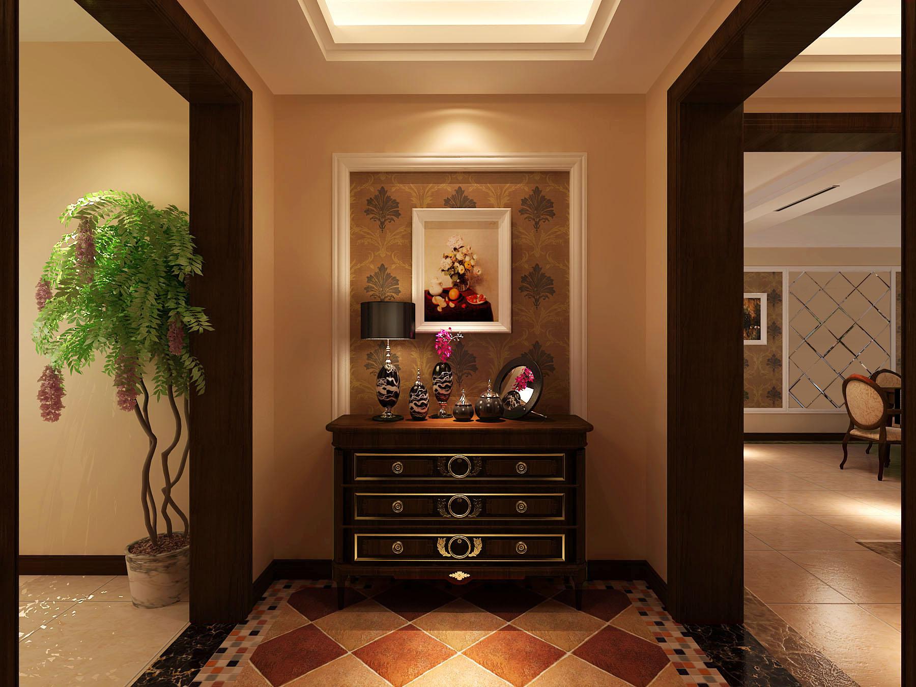 九錦臺(tái)180平米美式設(shè)計(jì)方案