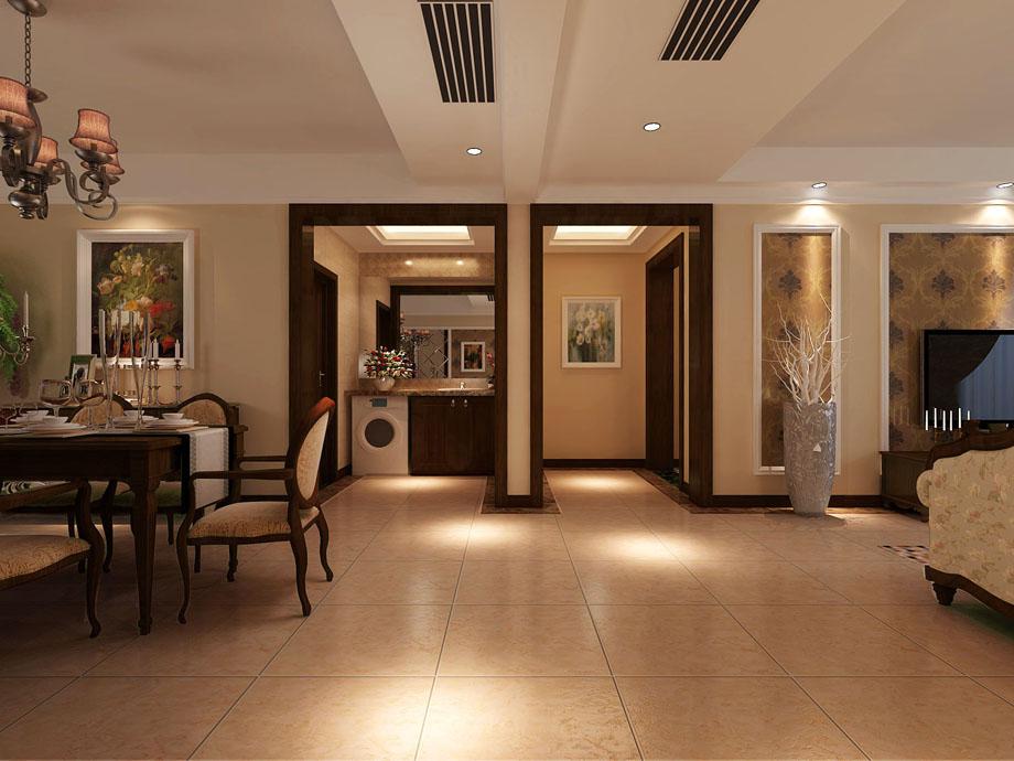 九錦臺(tái)180平米美式設(shè)計(jì)方案