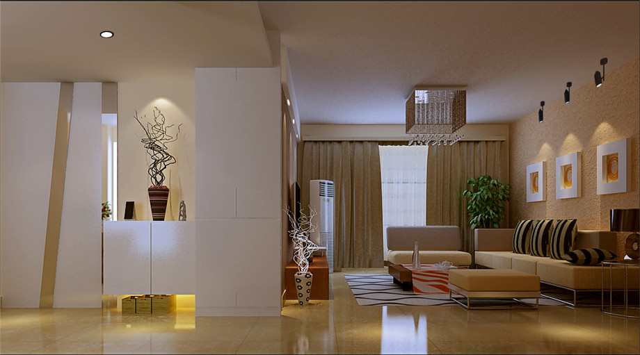 綠地世紀(jì)城140平米現(xiàn)代簡(jiǎn)約設(shè)計(jì)方案
