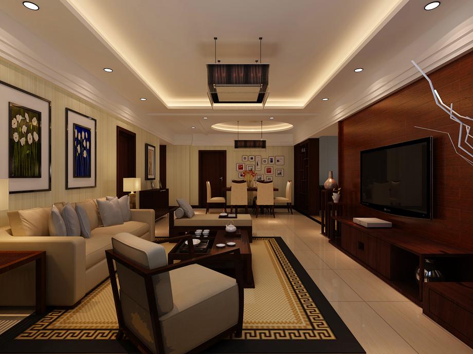西工大小區(qū)140平米新中式設(shè)計(jì)方案
