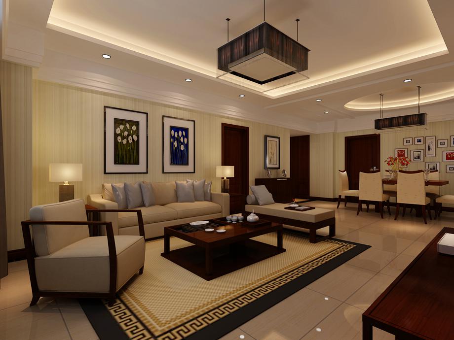 西工大小區(qū)140平米新中式設(shè)計(jì)方案