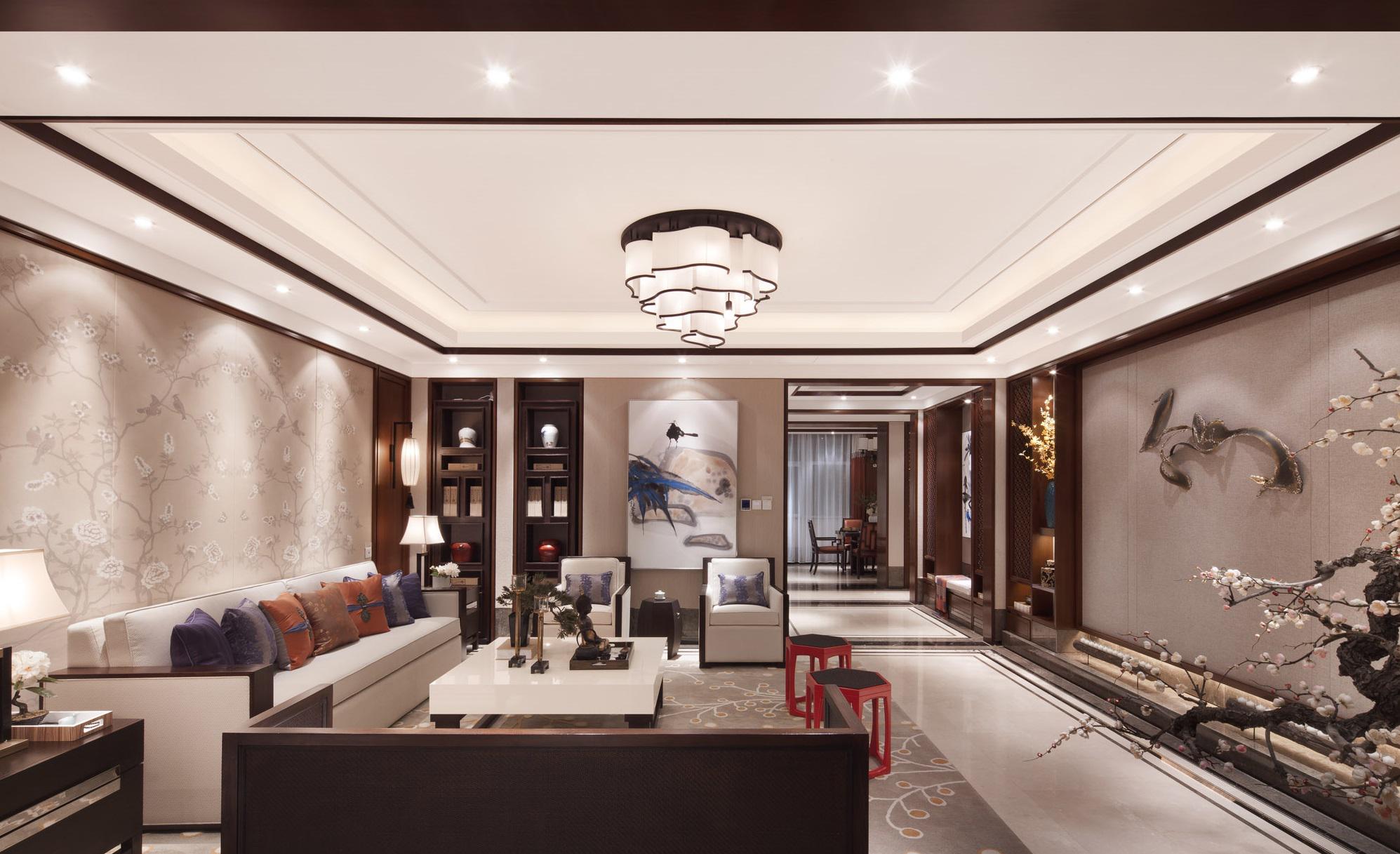 中國鐵建國際城180平新中式風(fēng)格設(shè)計(jì)方案