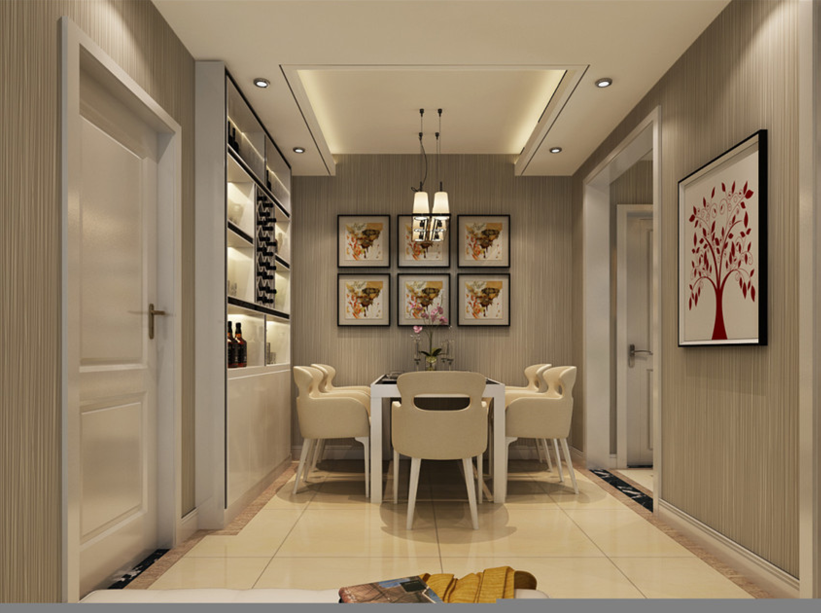 白樺林·明天133平三居室簡歐風(fēng)格設(shè)計(jì)方案