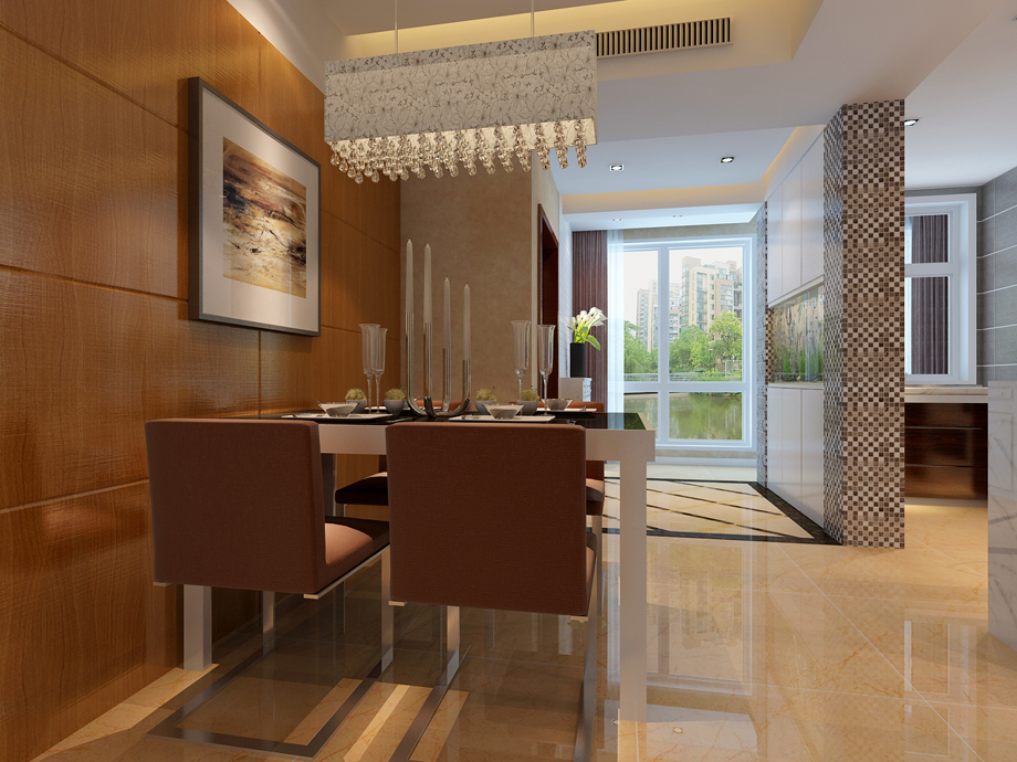 華清學府城106平米現(xiàn)代風格