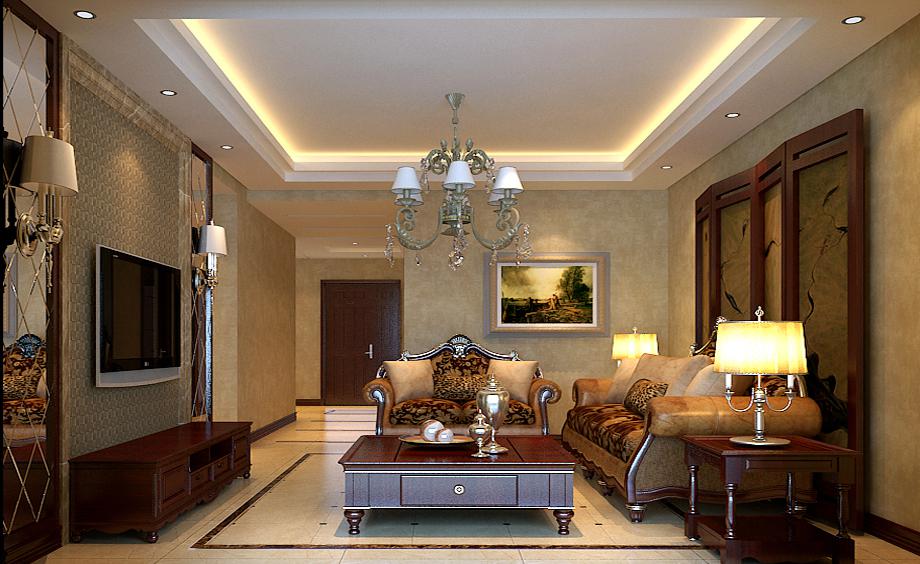 觀山悅簡歐式風(fēng)格120平米