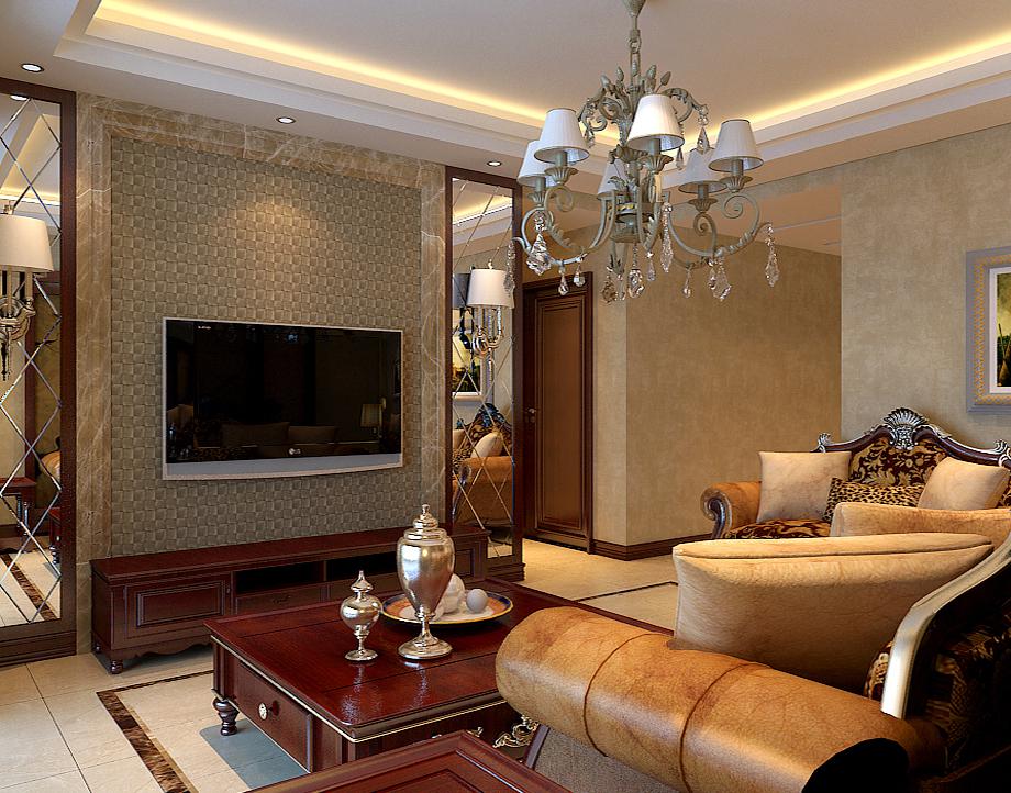 觀山悅簡歐式風(fēng)格120平米