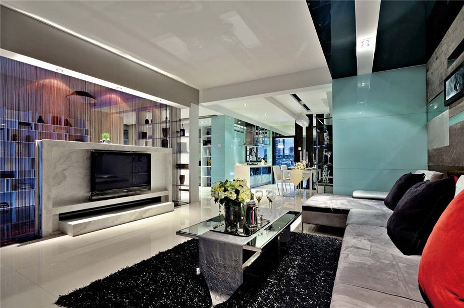 首創(chuàng)國際160平簡約風格設計方案