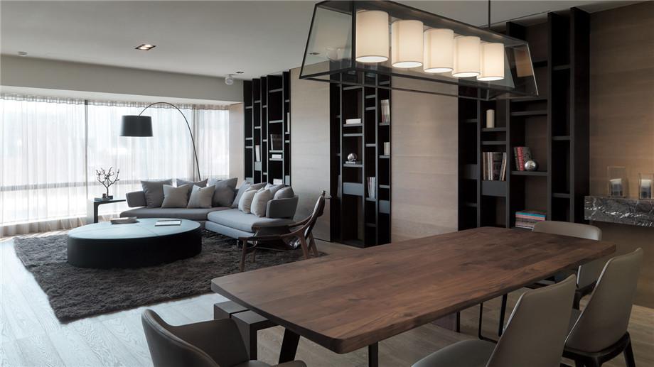 朱雀錦園120平簡(jiǎn)約風(fēng)格設(shè)計(jì)方案