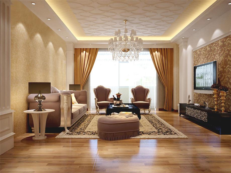 曲江觀邸110平米簡(jiǎn)歐設(shè)計(jì)方案