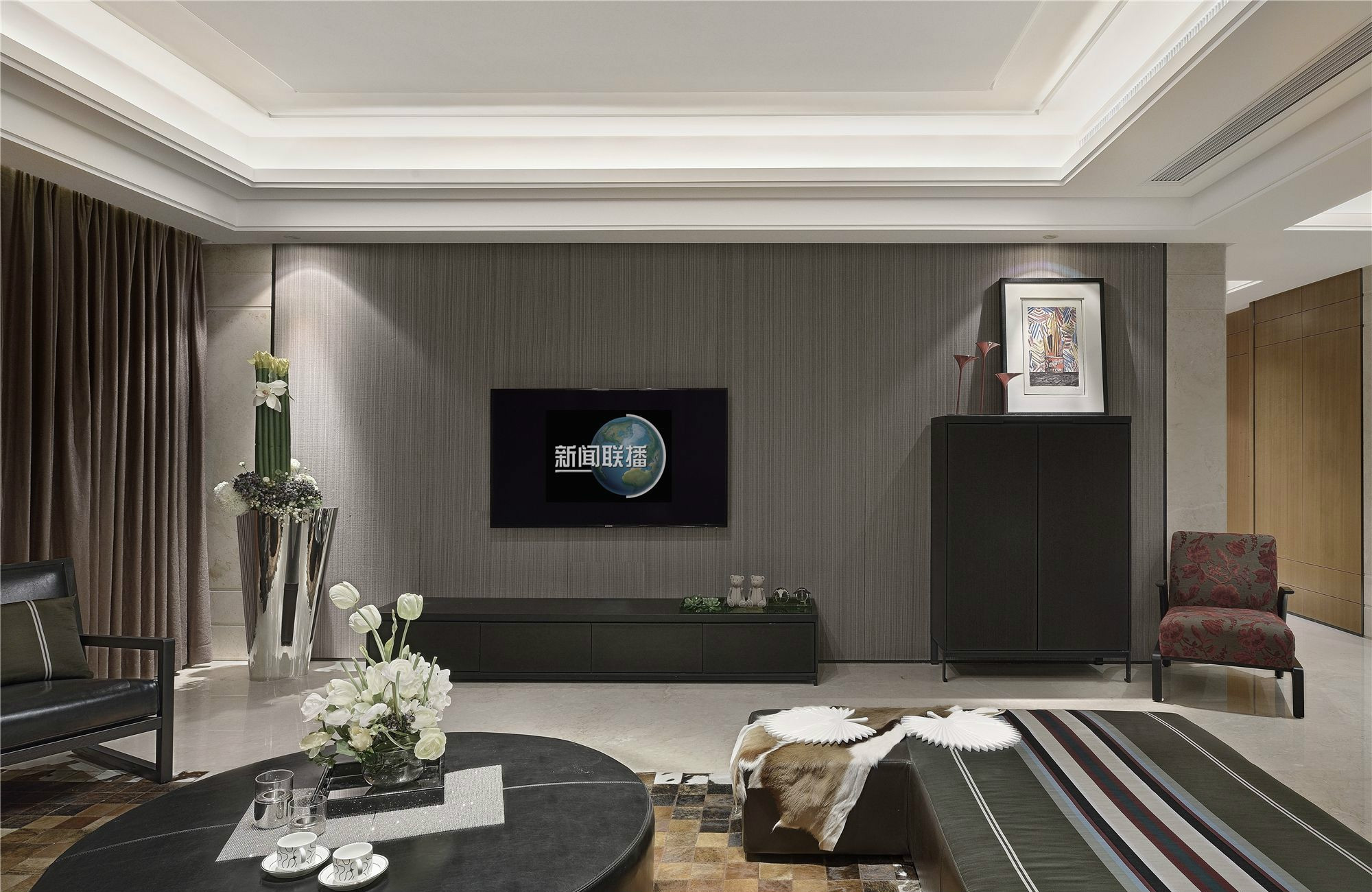 玫瑰公館204平現(xiàn)代簡約風(fēng)格