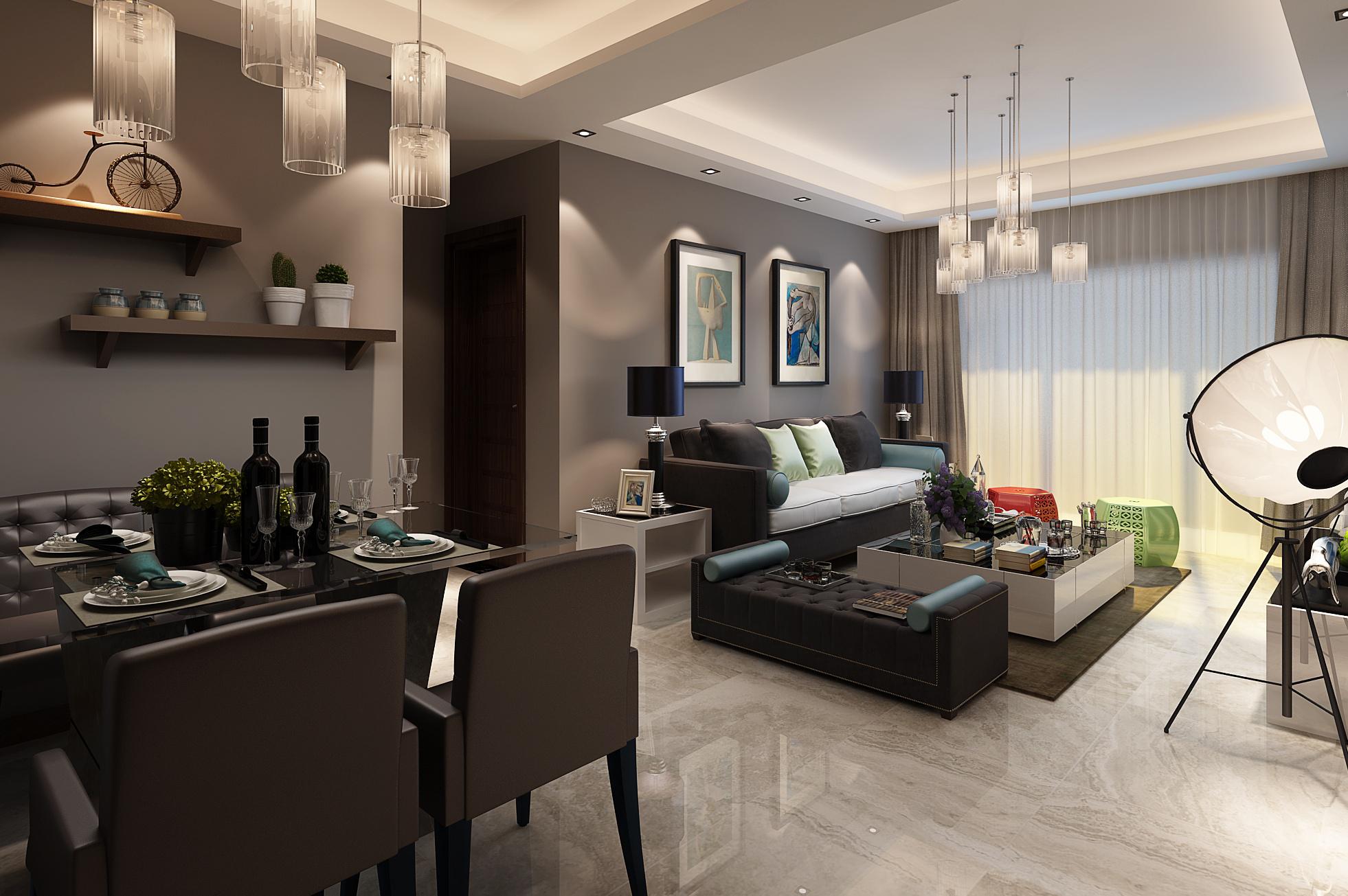 海倫國(guó)際140平米現(xiàn)代簡(jiǎn)約