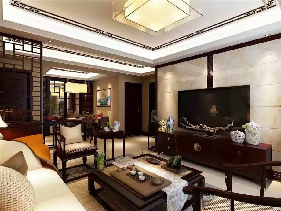 融僑城140平中式風(fēng)格設(shè)計(jì)案例