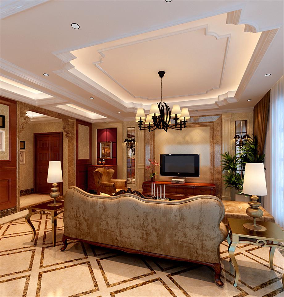 綠地曲江名稱148平簡歐風(fēng)格設(shè)計(jì)方案