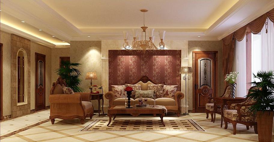 萊安逸境183平方美式風格設(shè)計方案