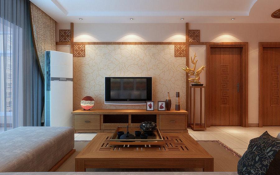 海天華庭100平米新中式風(fēng)格設(shè)計方案