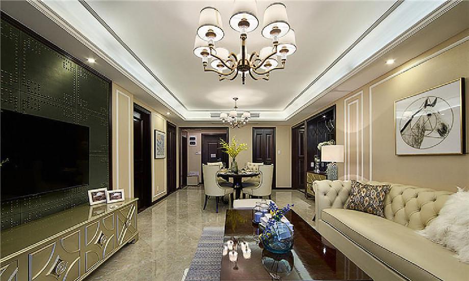 交大醫(yī)學(xué)院130平米美式設(shè)計(jì)方案