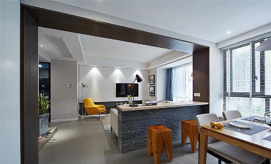 航天城小區(qū)85平米現(xiàn)代簡(jiǎn)約設(shè)計(jì)方案