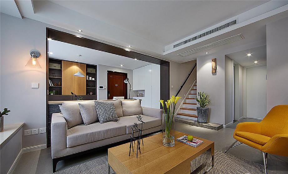 航天城小區(qū)85平米現(xiàn)代簡(jiǎn)約設(shè)計(jì)方案