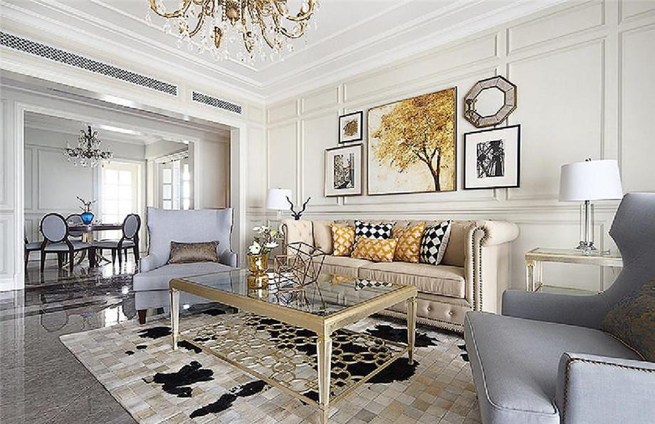 興慶宮小區(qū)139平米現(xiàn)代簡約設(shè)計方案