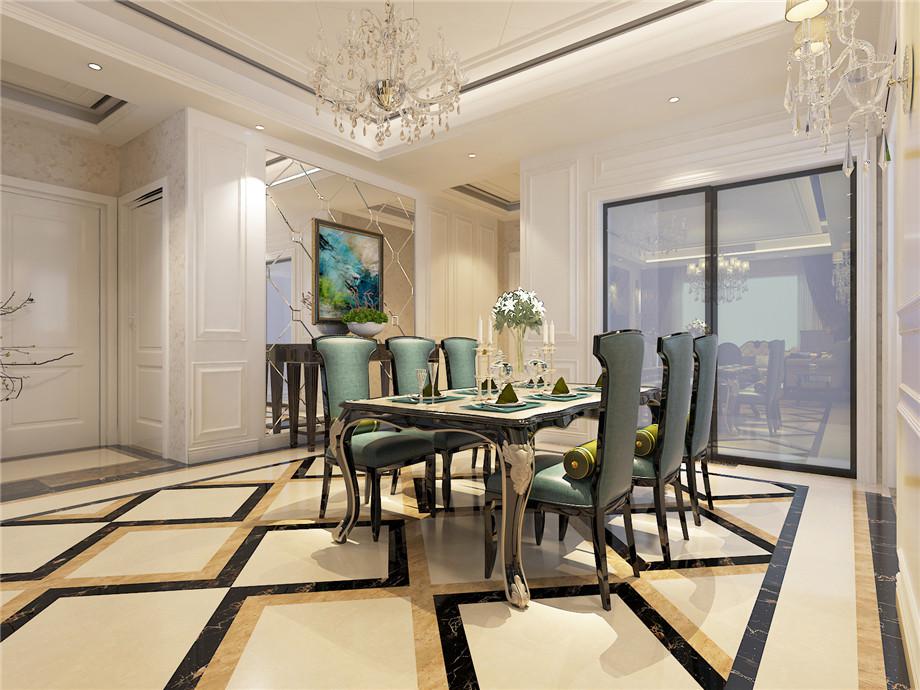 首創(chuàng)國際135平歐式風(fēng)格設(shè)計方案