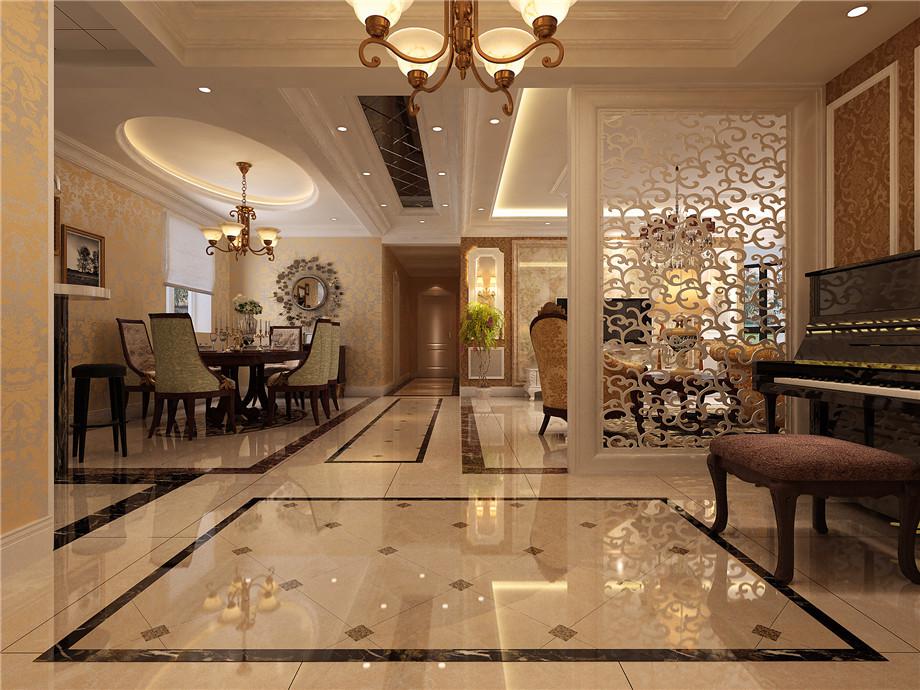 曲江亮麗家園135平歐式風格設計方案