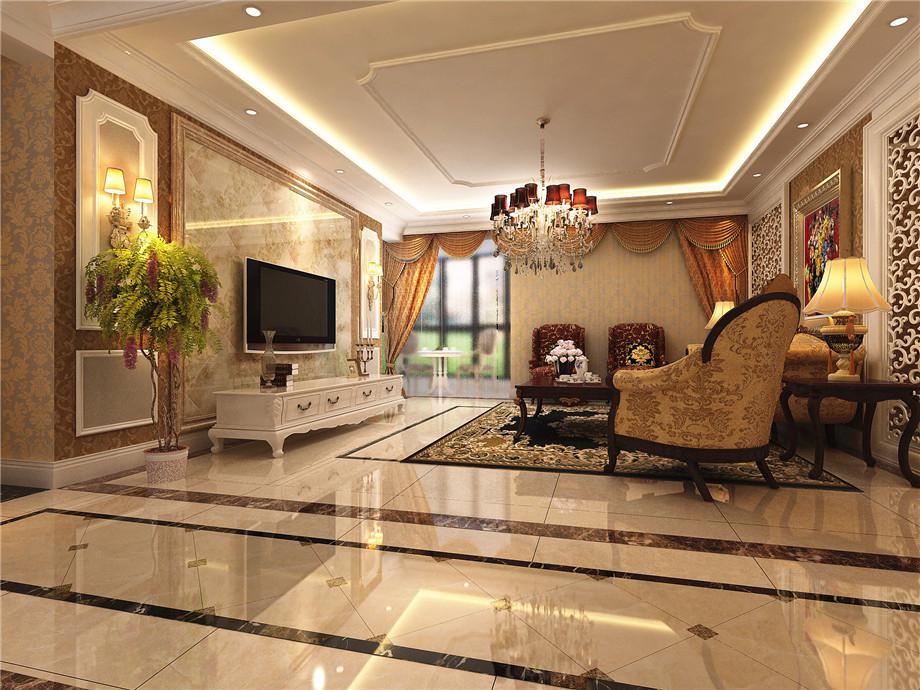 曲江亮麗家園135平歐式風格設計方案