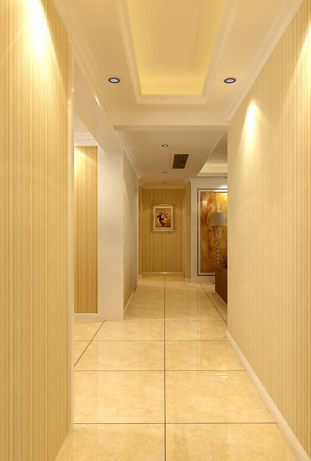 臨潼瑞麟君府小區(qū)140平米簡歐風(fēng)格設(shè)計方案